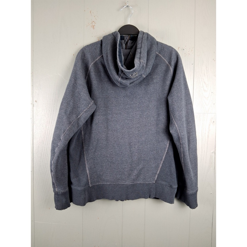 Lululemon Jacket Mens L Gray Deep Cove Full Zip Hoodie High Neck Heavy Fleece‎